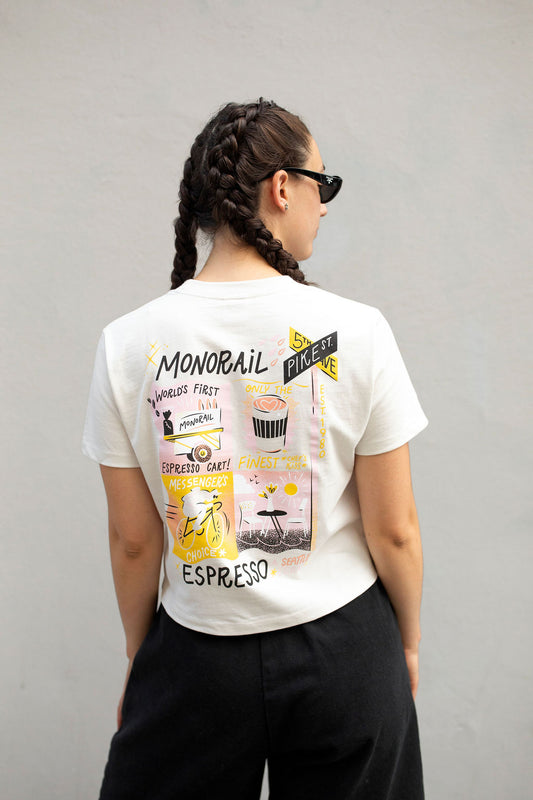 Monorail Espresso X Jordan Kay Crop Tee